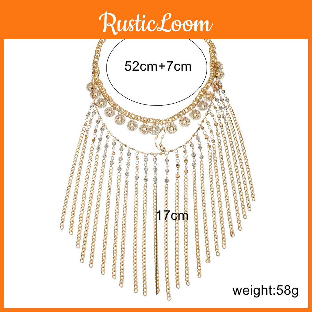 Traditional Middle East Head Jewelry With Water Drill Chain Tassel For Special Occasions