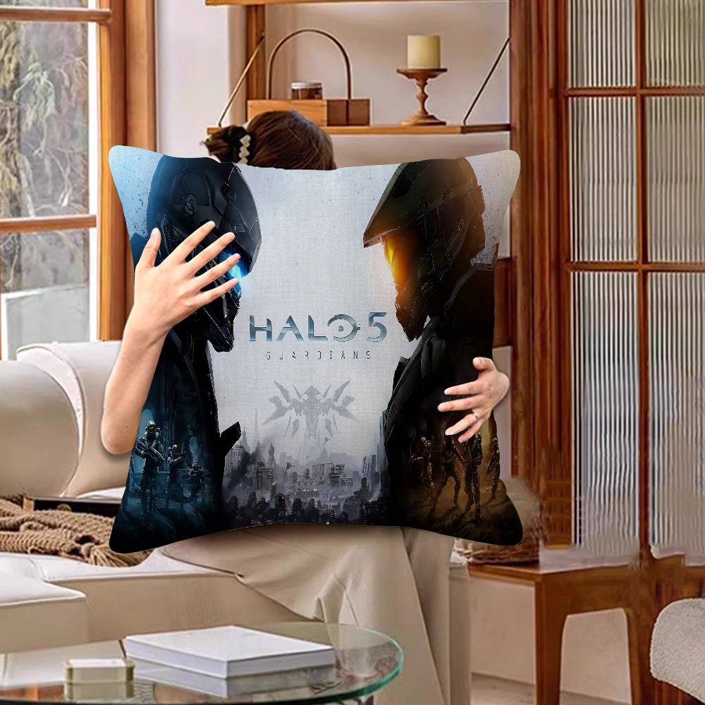Game H-Halo Cool I-Infinite Personalized Pillow Dust Cover Bedroom Kids Party Decoration Pillowcase Birthday Children Gift