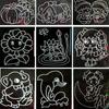 Stickers Art Child Painting Colored Scratch Paper Magic Doodle Board Magic Scratch Drawing Board
