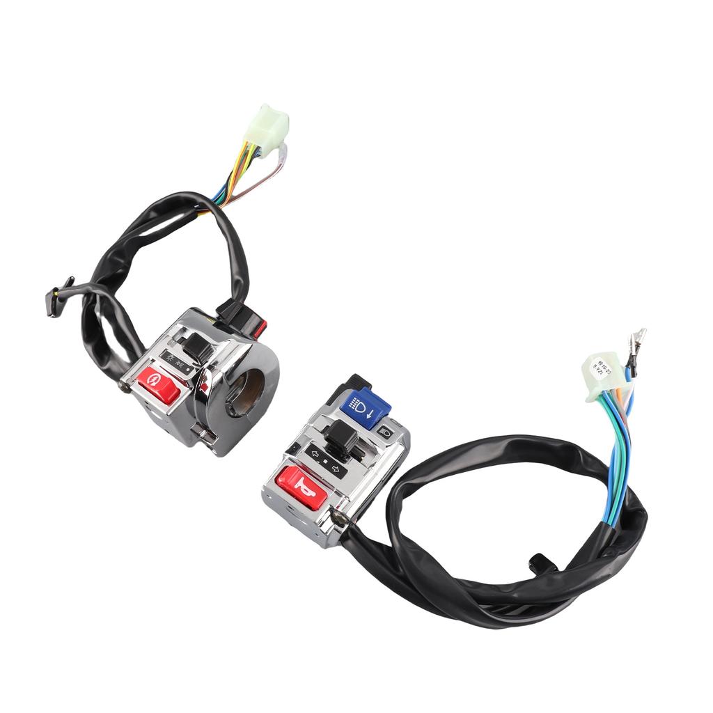 1 Pair Universal 7 8inch Motorcycle Handlebar Horn Turn Signal Light Start Control Switch