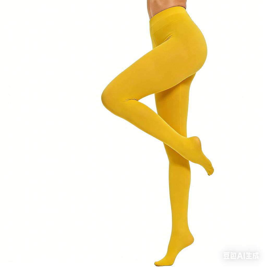 Color Autumn And Winter Stockings 80D Thermal Plastic Velvet Bottomed Pantyhose, Fattened To Increase Waist Black