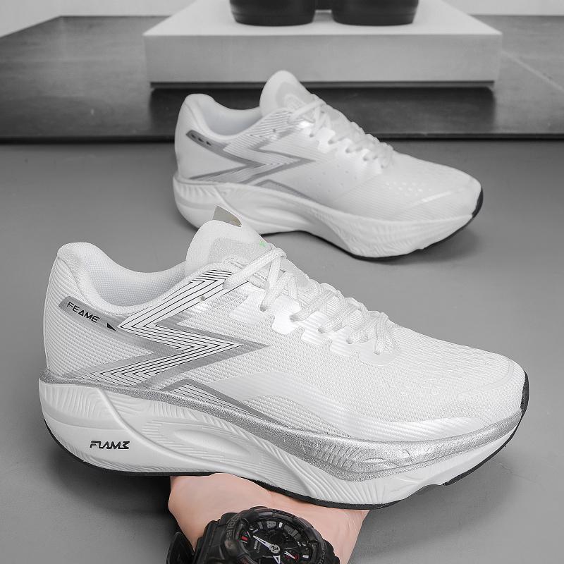 

Мужская обувь Дышащая Универсальная Сетчатая обувь Повседневная Спортивная Модная обувь Мужская Универсальная Износостойкая Беговая обувь для мужчин 44 белый