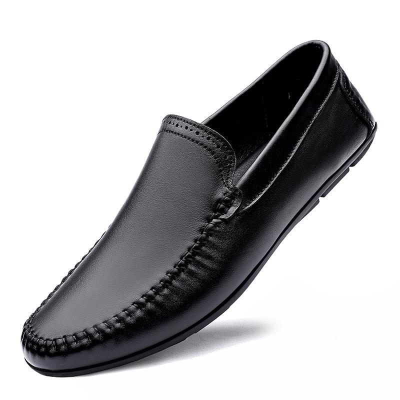 Luxury Brand Mens Casual Shoes Genuine Leather Men Business Flat Top Quality Male Oxford Shoes Handmade Breathable Walking Shoes