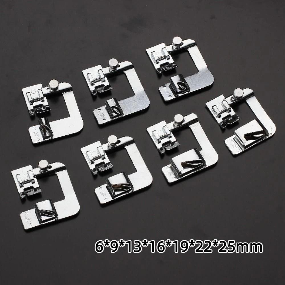 Universal Rolled Hem Presser Foot Snap-On Wide Rolled Foot Hemming Presser Foot  Home Use