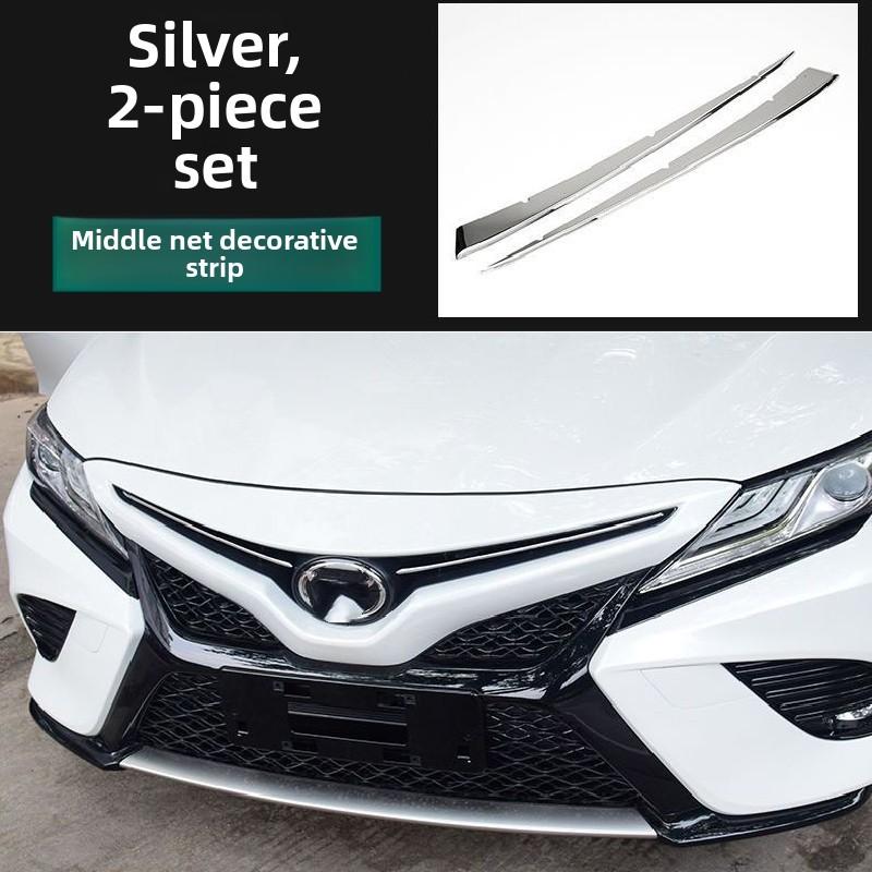 For Toyota Camry 70 XV70 2018~2026 Hybrid Car Front Bumper Mesh Center Grille Grill Frame Moulding Strips Decoration Accessories