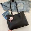 Borsa shopper da donna e ragazza, borsa tote in pelle PU di lusso, grande capacità, borsa a mano, borsa a tracolla di qualità