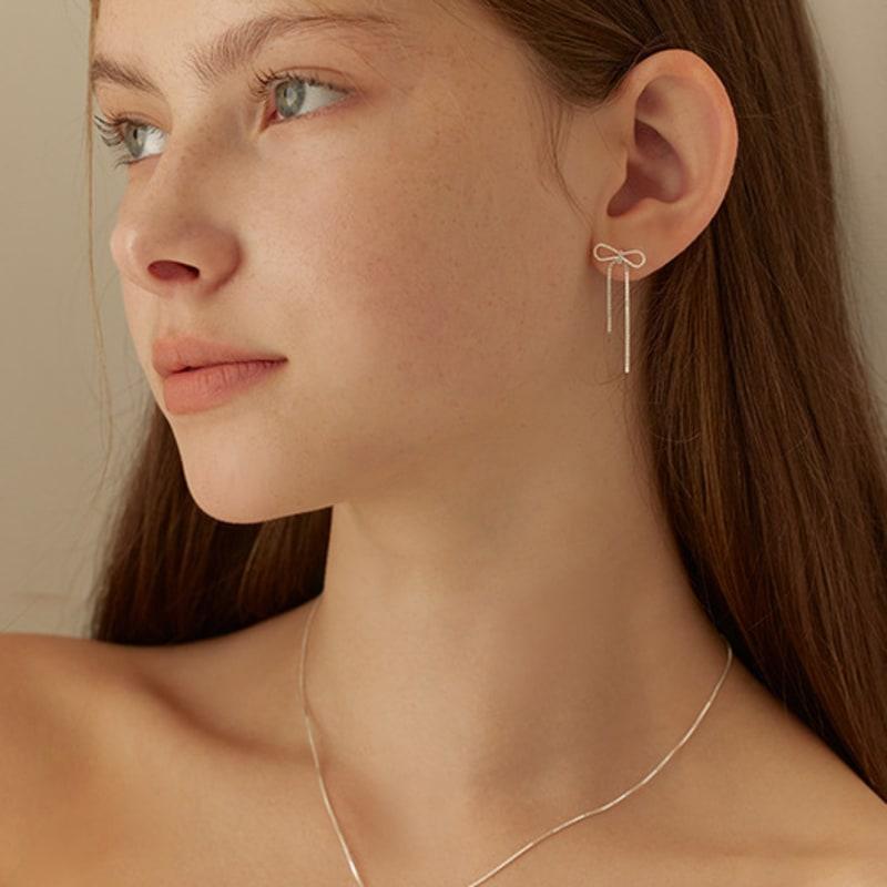 Lewe Glittrande kedja band droppörhänge