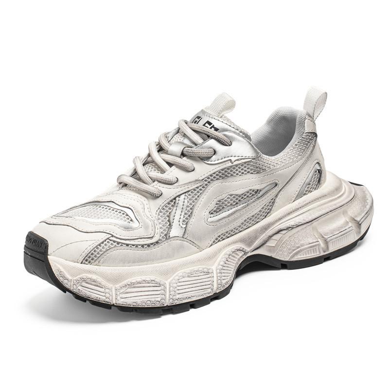 Spring Fashion Street Low-top Dad Shoes Korean Version Men's Outdoor Platform Shoes Student Lace-up Casual Sports Trendy Shoes