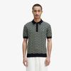 Fred Perry [sharp] Glitch Checkerboard Knit Shirt  R70  Afpm2336514 R70