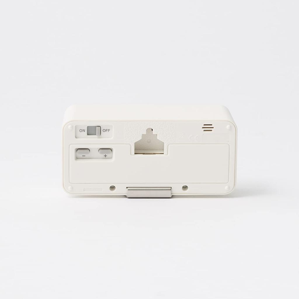 MUJI Small Digital Clock (with Alarm Function) White/Model Number: MJ-DCSW1 15832019