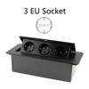 USB Charging Hidden Socket EU Socket Recessed Socket Press Desktop Outlet  Floor Recessed