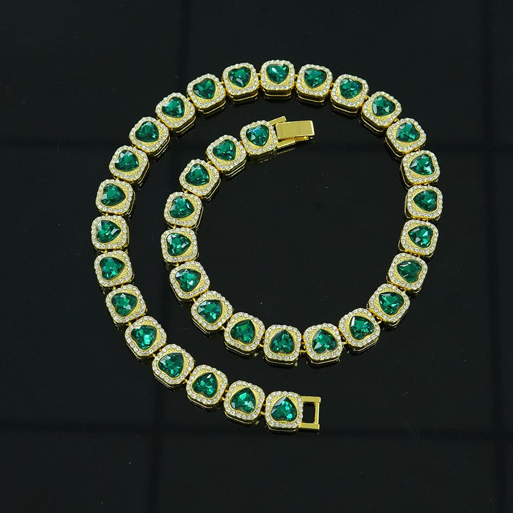 Love Rock Candy 12,5 mm kubanische Handkette, europäischer und amerikanischer Hip-Hop-Trend Herren-Accessoires