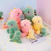 Adorable Soft Dinosaur Plush Pillow Toy - Cute Cartoon Gift for Girls' Birthdays
