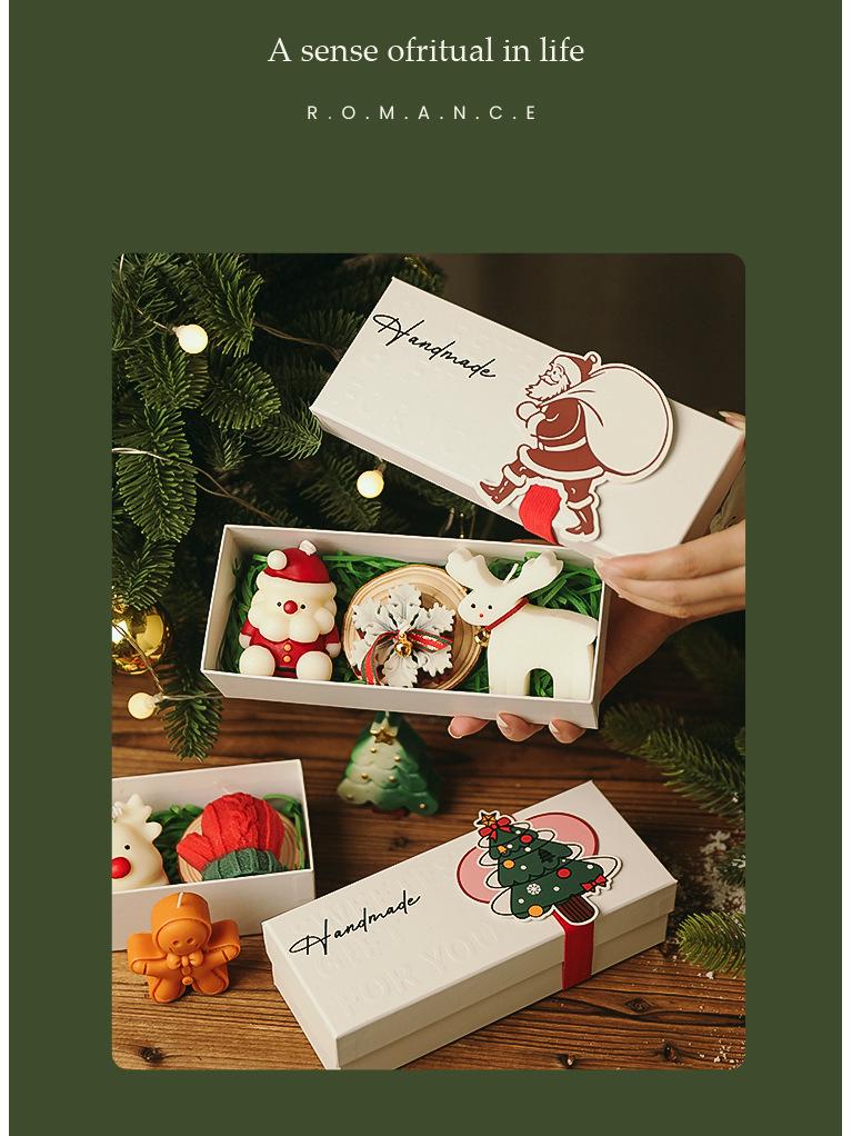 Handmade Christmas Scented Candle Gift Box