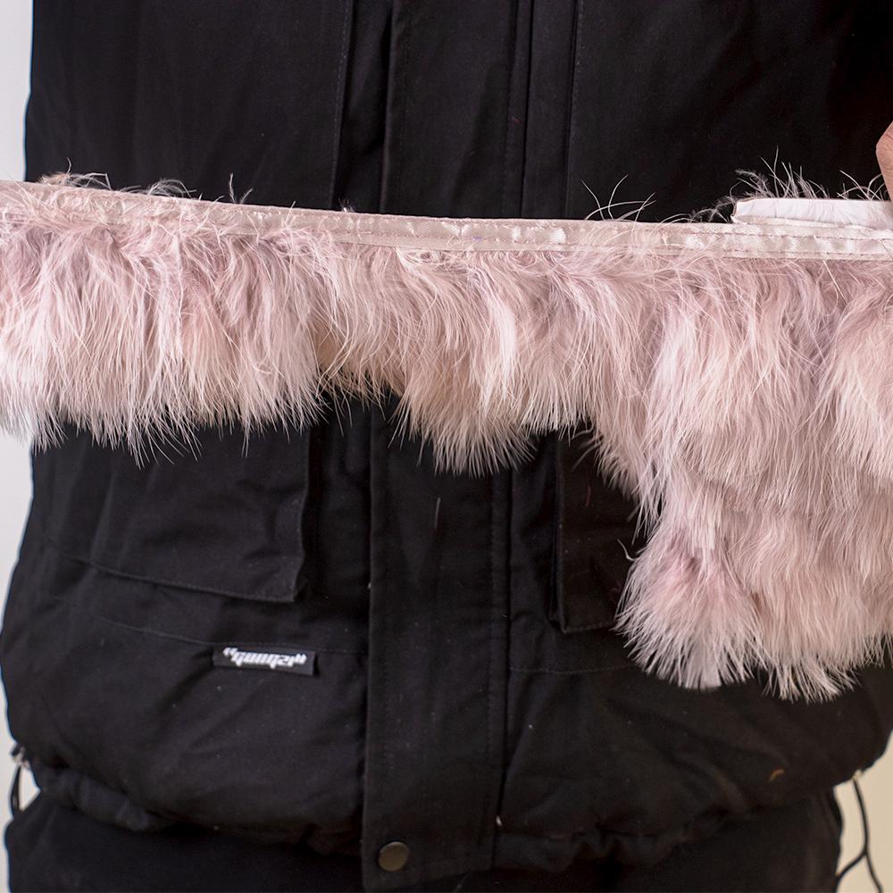 1Meter Fluffy Red Marabou Feather Trim Turkey Feathers For Crafts Ribbon Width 6-8" Turkey Plumes Fringe Diy Wedding Decoration