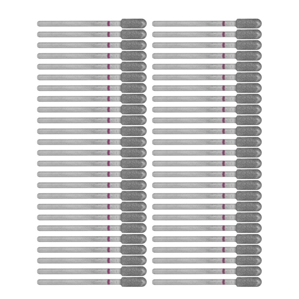 50pcs Carborundum Nail Drill Bits Remove Dead Skin Universal Nail Polishing Grinding Heads P5