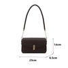 Pure Color Small Square Bag Women's Underarm Bag New Pattern Simple Commute Single Shoulder Handbag Trendy Bag