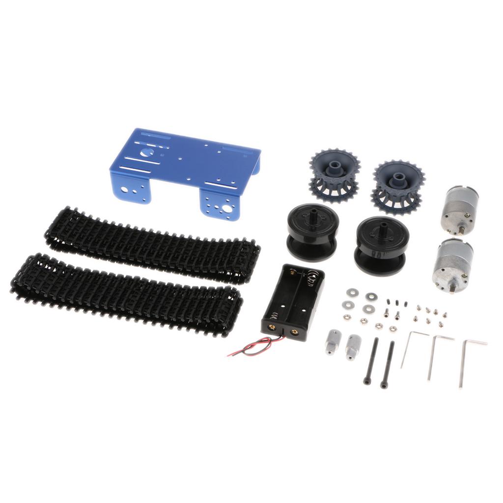 DIY 1 Robot Chassis Tank for With Crawler Motor