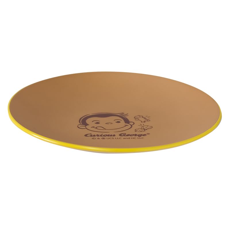 Curious George Plates Break-Resistant