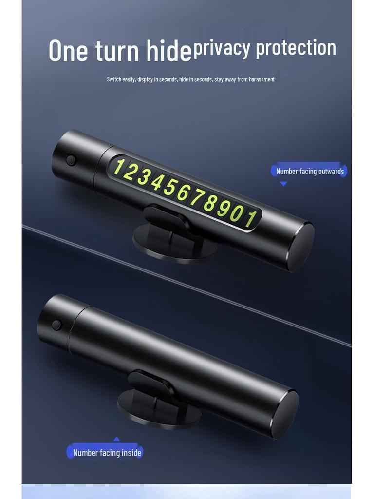 Multi-Function Car Safety Hammer & Emergency Glass Breaker with Parking Number Plate