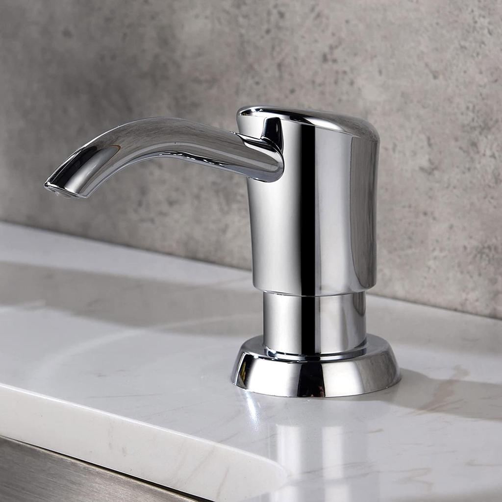 American-Style Sink Soap Dispenser with 1.2m Silicone Hose