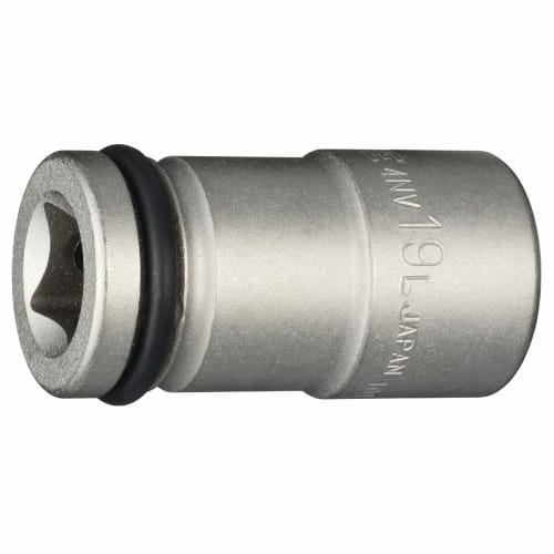 TONE Impact long socket HP4NV-19L Drive angle 12.7mm (1/2") Width across flats 19mm