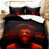 3D-Druck XO The Weeknd Bettwäsche-Set Für Schlafzimmer Weiche Moderne Bettbezüge Bequeme Kinder-Bettbezüge Steppdeckenbezug Und Kissenbezug