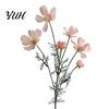Realistic Faux Flowers Artificial Cosmos Flowers, Long Stem Fake Table Vase Filler for Dining Centerpieces, Wedding Arrangement, Photography Props