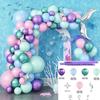 Mermaid Ocean Theme Balloon Garland Set for Birthdays and Weddings