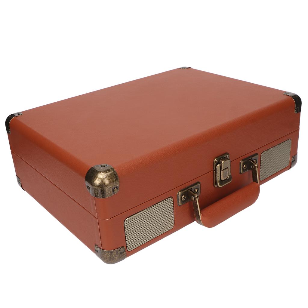 Vinyl Bluetooth Record Player 3 Speed Retro Portable Suitcase Record Player with Speakers Upgraded