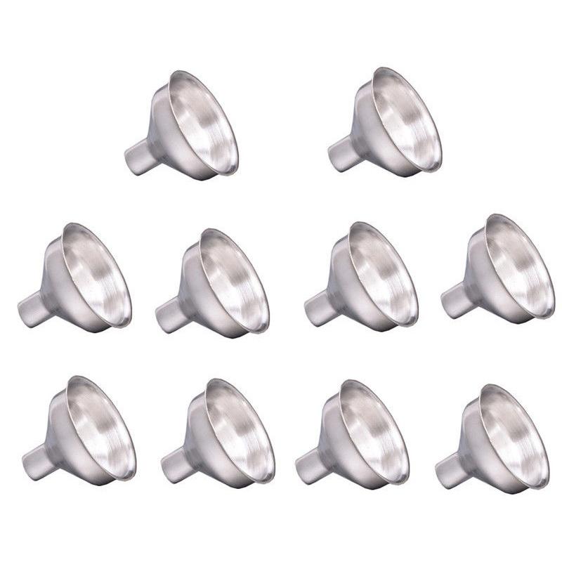 New 3pcs Stainless Stee Funnel Set Canning Preserving & Small Bottle LS