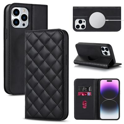 Etui skórzane antypoślizgowe do iPhone'a 15 Plus 14 Pro 14 Pro Max 13 Pro 13 Mini 12 12 Pro Max 12 Pro 12 Mini Portfel Ładowanie bezprzewodowe