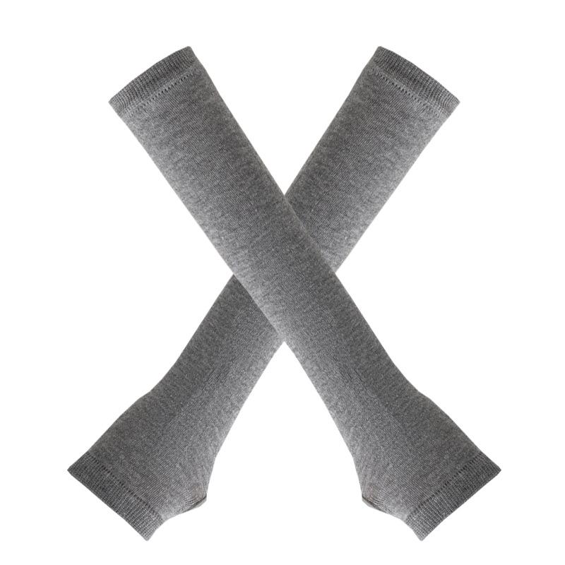 Koreaanse Stijl Zwart-Wit Gestreept Unisex Vingerloze Lange Mouwen Kerst Cosplay Cover