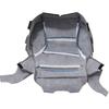 SecosAutoparts Driver or Passenger Side Bottom Leather Seat Cover Dark Ash Gray Compatible with Chevy Silverado 1500 2500HD 3500HD LT LS LTZ Z71