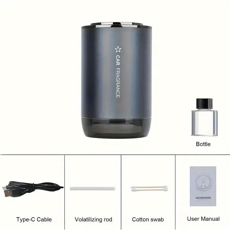 Langlebiger intelligenter Autolufterfrischer mit Sternprojektor 50 ml Ätherischer Öldiffusor USB-wiederaufladbar Natürlicher Duft für Autoinnenraum