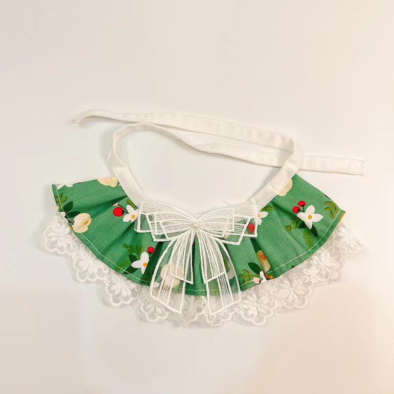 New Cross-Border Pet Bib: Dog Drool Scarf for Small & Medium Breeds, Decorative Cat Accessories