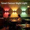 Rechargeable Induction Wall Lamp with Motion Sensor - Nightlight, Magnetic, Corridor Ambiance, High-End Feel