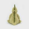 Adorable Shy Green Dinosaur Plush Toy - Perfect Holiday Gift