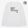 The North Face Nse Long Sleeve T shirT whiTe nT7Tr58b