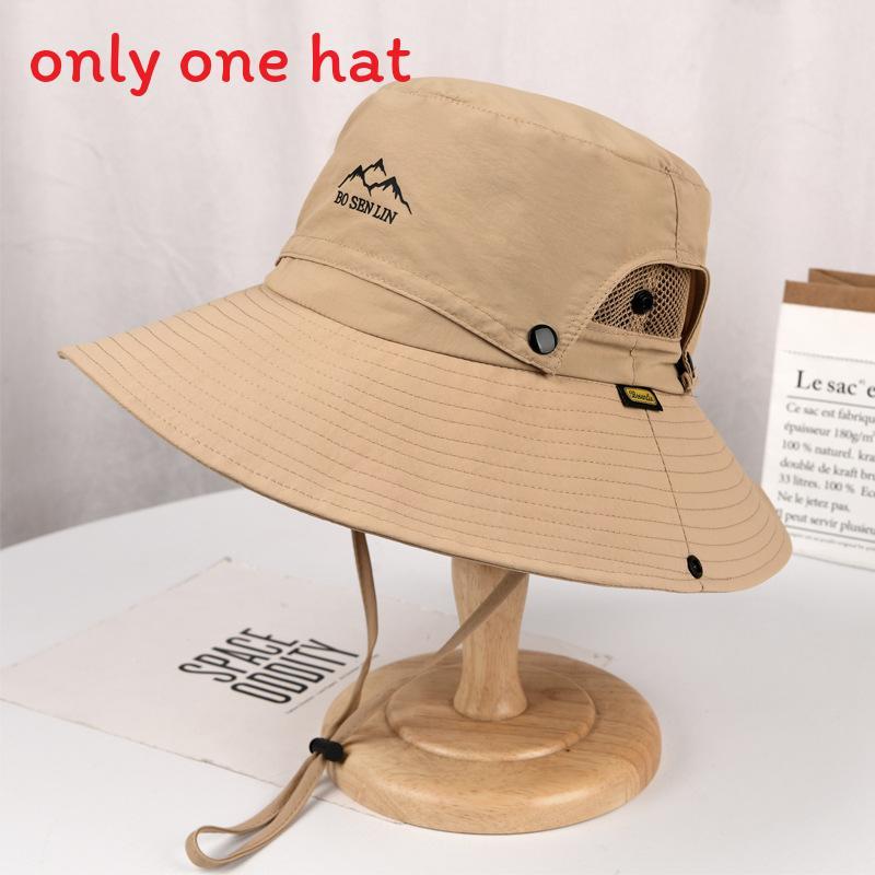 Uv Protection Cap For Travel With Waterproof Quickdry Fabric And Large Brim Suitable For All Seasons