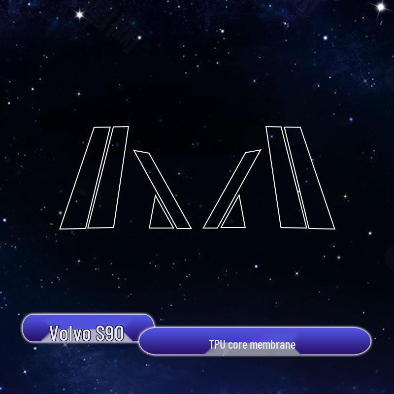 Ochranná fólie na střední sloupek okna Volvo S90/XC60/XC90/S60/V60/XC40