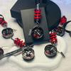 Trendy Metal Wheel Hub Pendant for Car Interior Rearview Mirror