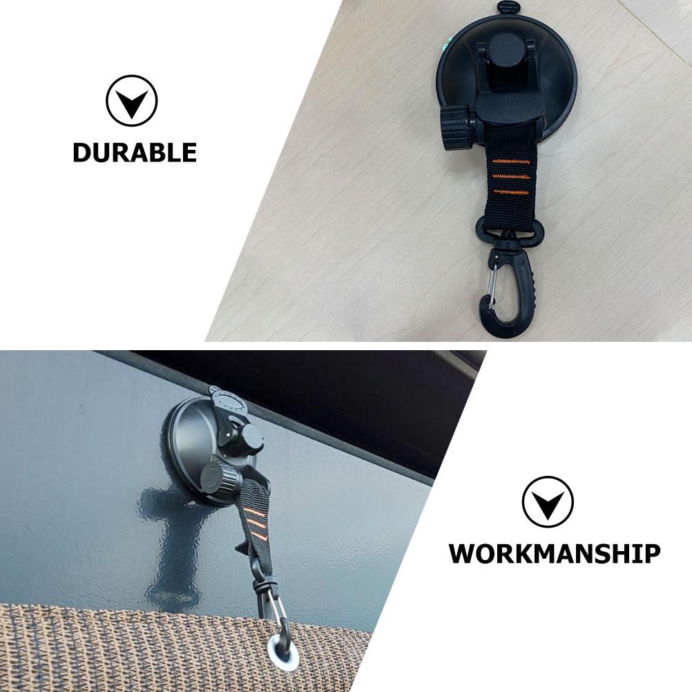 2Pcs Multi Surface Suction Cup Hooks for Glass Mirror Tiles Stainless Steel Plastic Polished Walls Bathroom Shower Kitchen Use