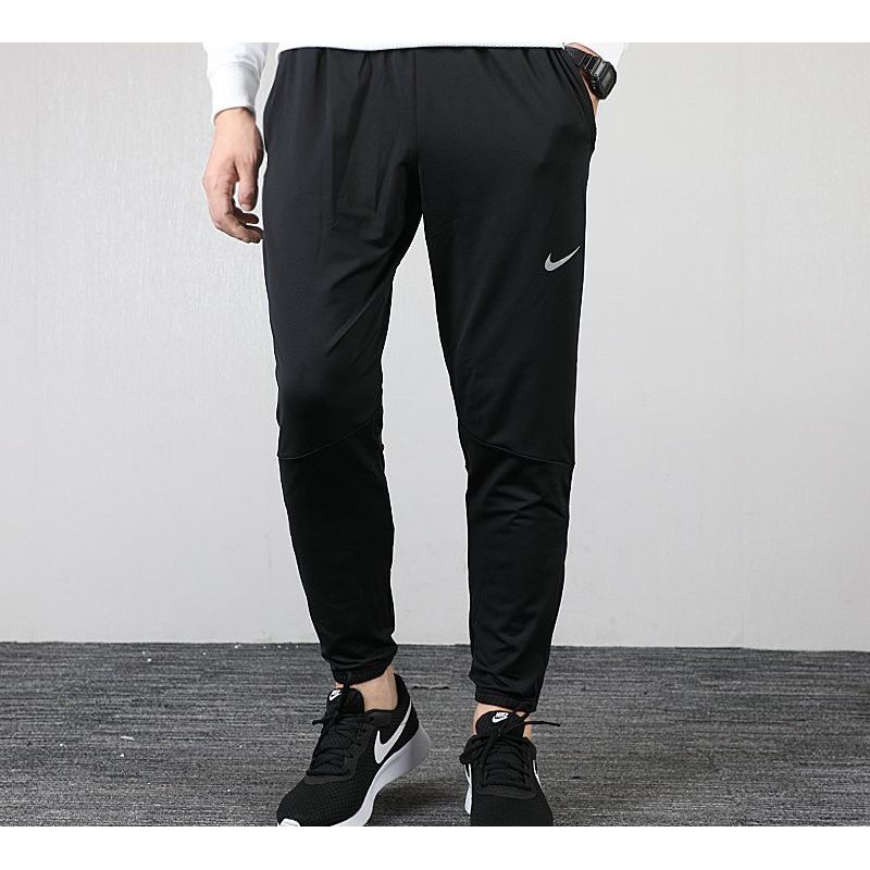 Nike Dri-Fit Breathable Slim Fit Knit Sports Pants Men Bottoms Black BV4818-010