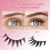 Thick Slanted Black Fox Eye False Eyelashes