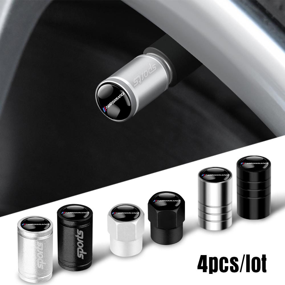 4Pcs Metal Car Wheel Tire Valve Caps Tyre Rim Stem Covers Airdust Waterproof For BMW E36 E39 E46 E60 E90 F30 G20 G21 G30 G11 F15 CJ7