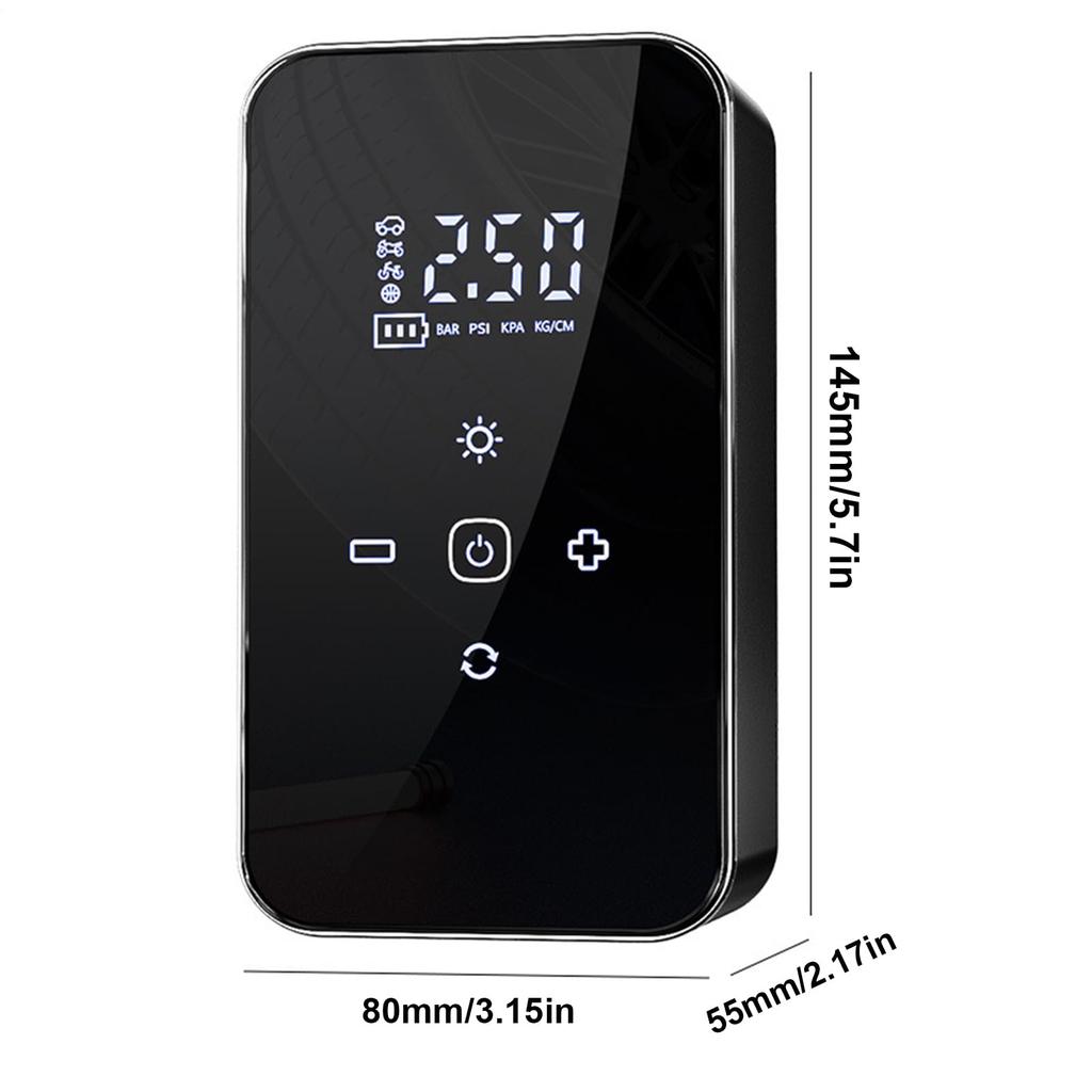 Wireless Air Pump | Touch Screen Cordless Air Pump | Electric Tire Air Pump