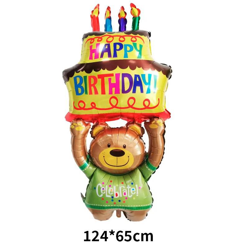 First Birthday Crown and Number Balloons for Baby Photo Props and Party Decoration