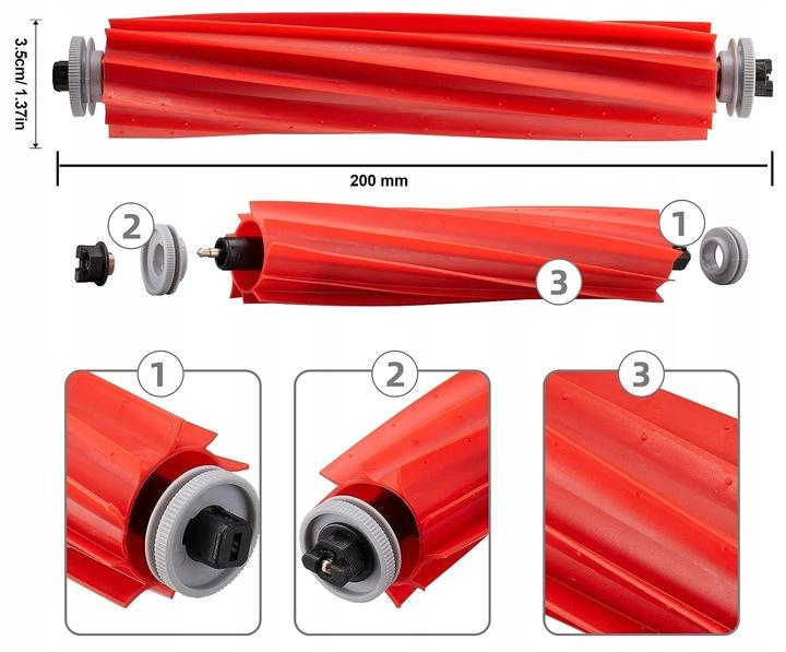 Zestaw Akcesoriów Filtry Szczotki Mop Do Xiaomi Roborock Q7, Max, Max+, T8
