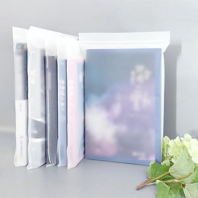 Novel Protective Bag Dustproof Moisture-Proof Book Storage Sealed Cover Book Packaging Transparent Letter Book Library Bookshelf